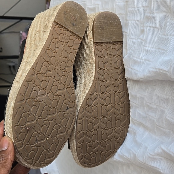 Gentle Souls Jacey Espadrille Wedges Timeless Minimalist Summer Shoes - Picture 7 of 10